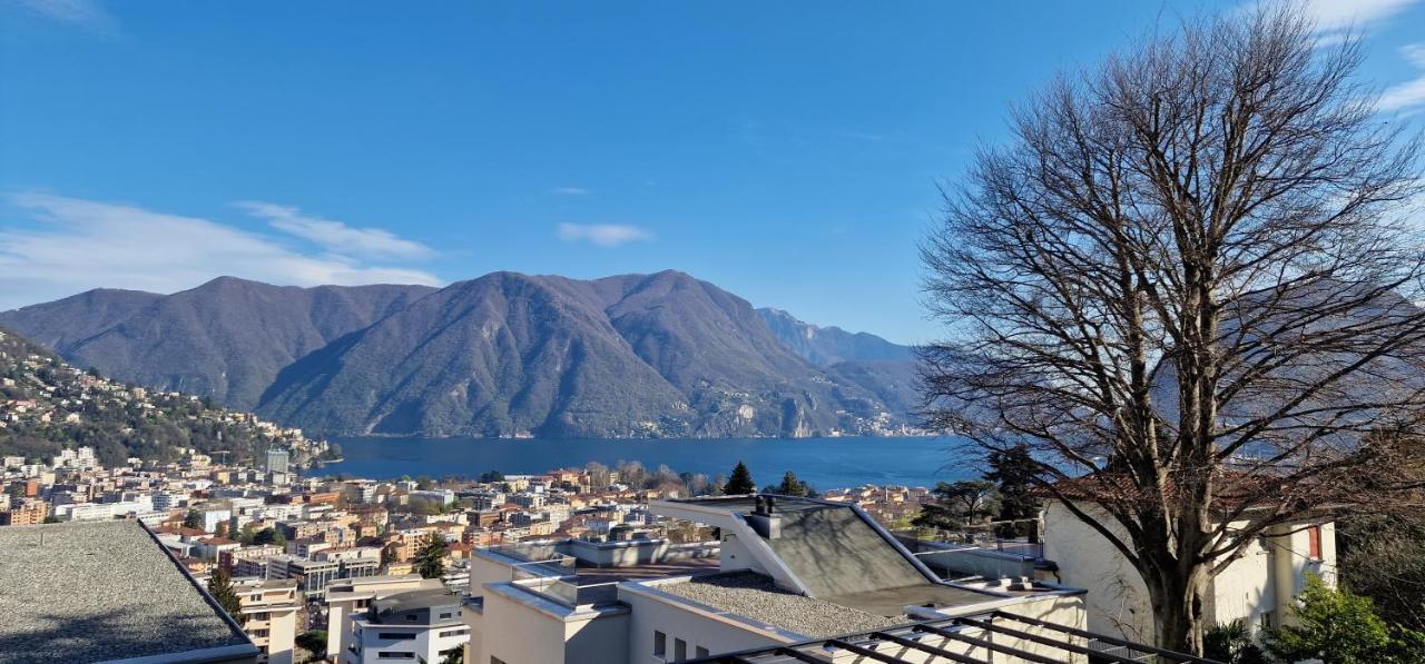 Lugano Lakeview Apartment Private Parking & Self Check-In Екстер'єр фото
