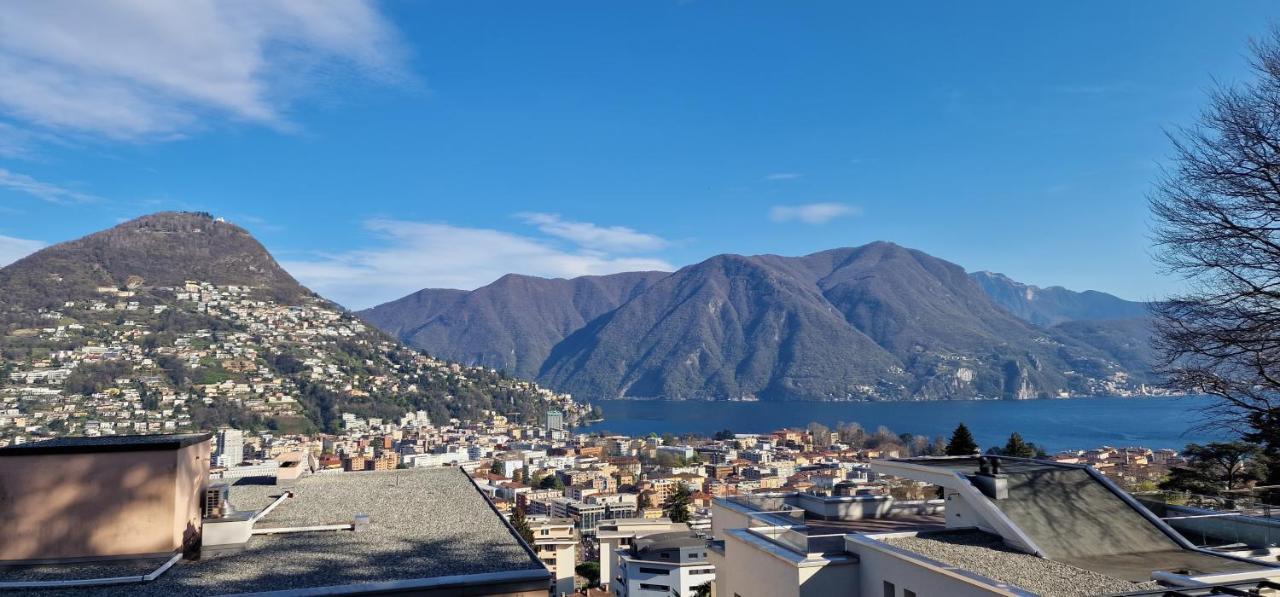 Lugano Lakeview Apartment Private Parking & Self Check-In Екстер'єр фото