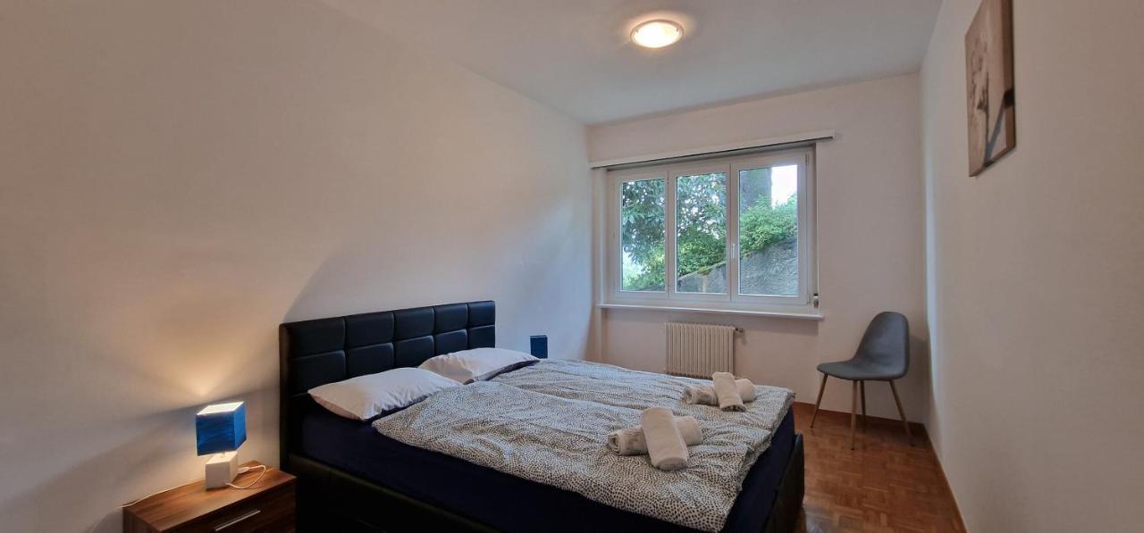 Lugano Lakeview Apartment Private Parking & Self Check-In Екстер'єр фото